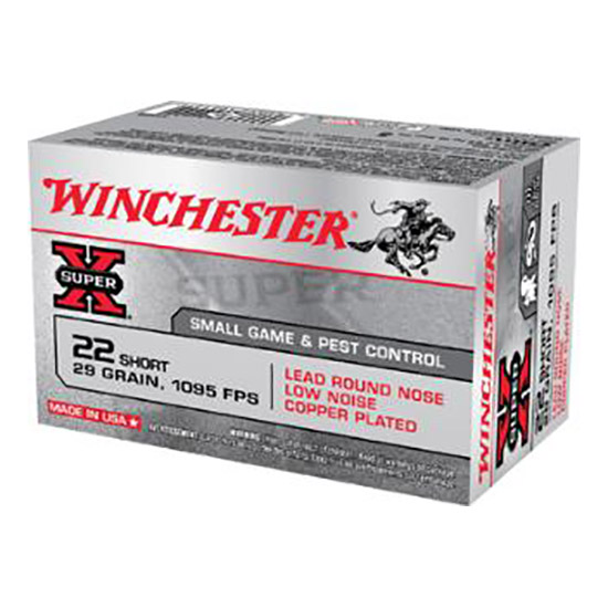 WIN SUPER-X 22SHORT LEAD RN  50/100 - Ammunition